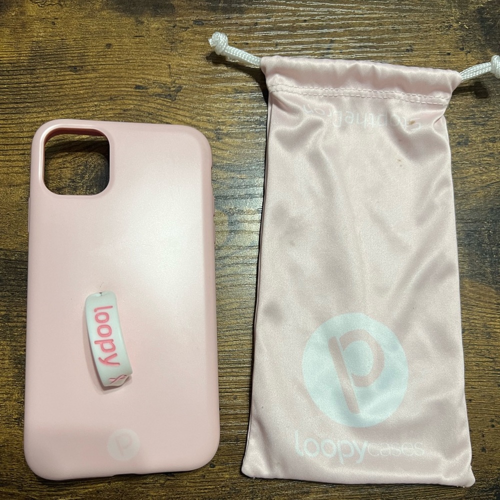 pink iPhone 11 loopy case